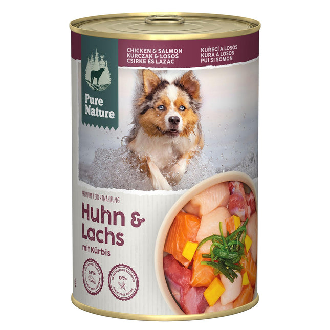 PureNature Huhn&Lachs mit Kürbis 400g