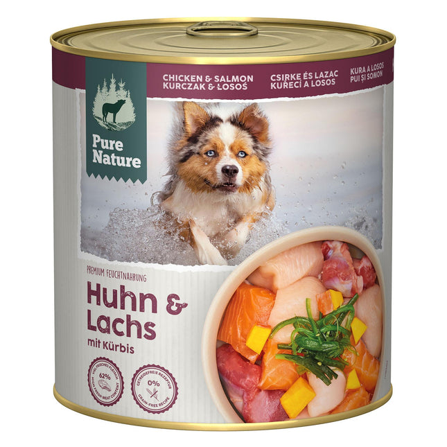 PureNature Huhn&Lachs mit Kürbis 800g