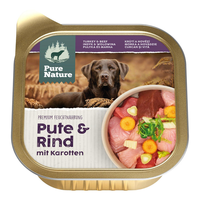 PureNature Pute&Rind mit Karotten 150g
