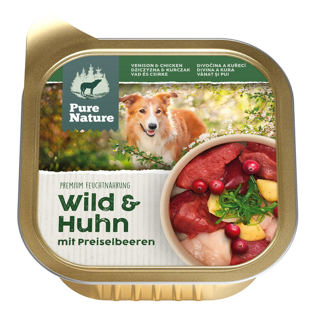 PureNature Wild&Huhn Preiselbeeren 150g