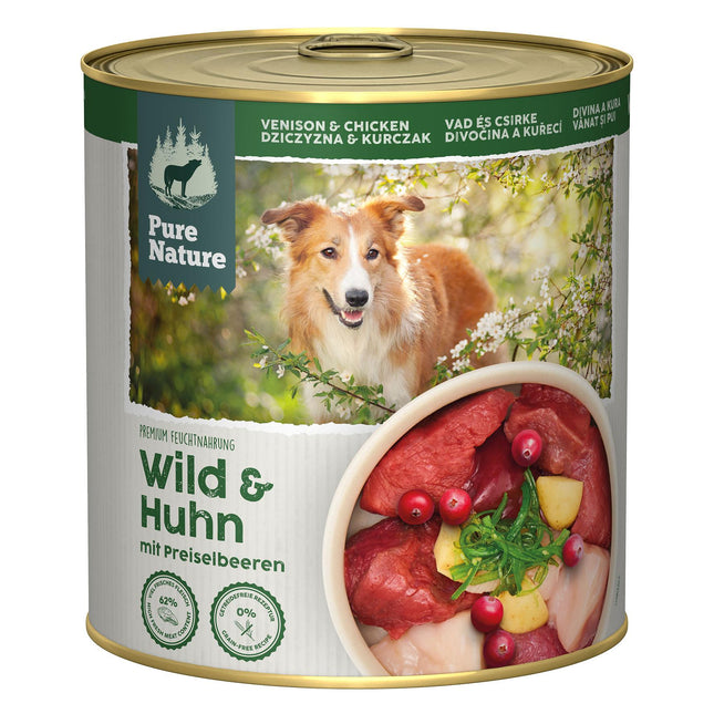 PureNature Wild&Huhn Preiselbeeren 800g