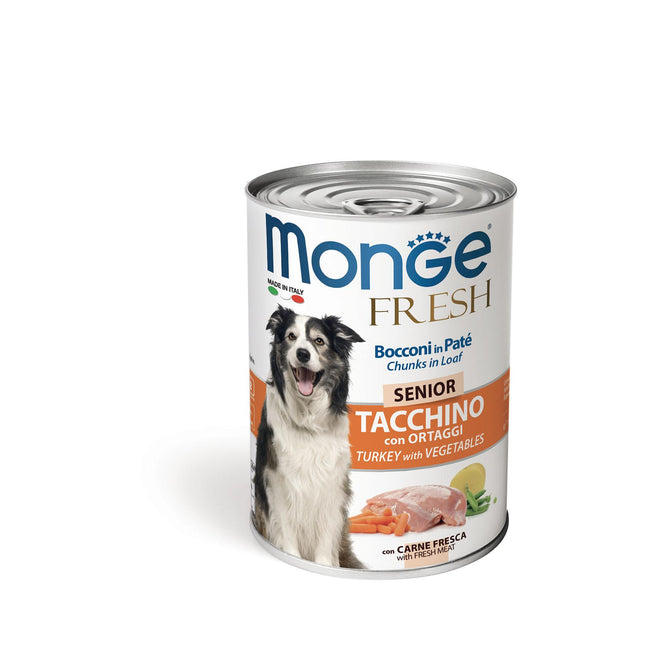 Dog FRESH Senior Turkey&Veget 400g