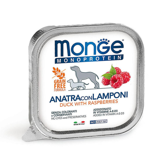 Dog Monopro. Duck&Raspberries 150g