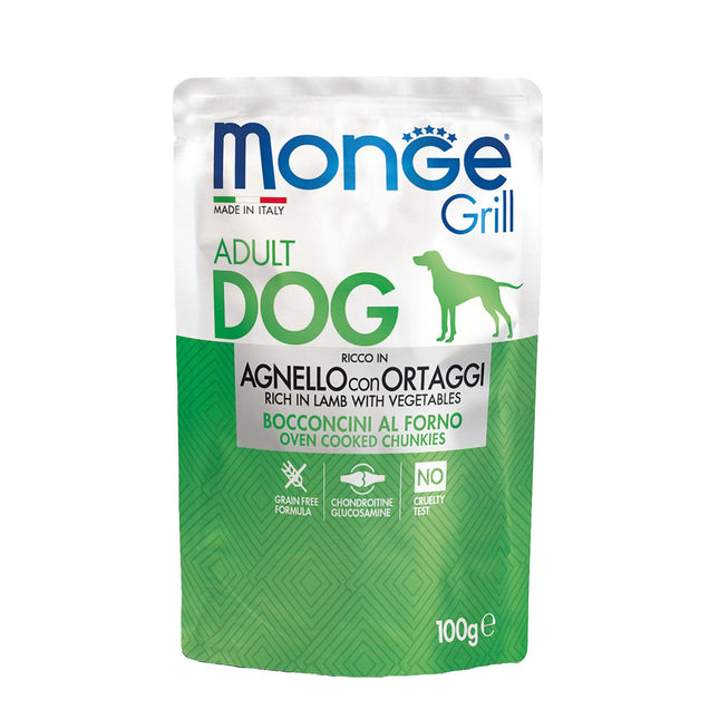 Grill Dog Adult Lamb&Vegetabl 100g