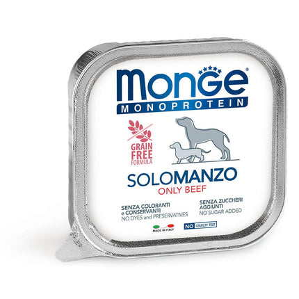 Pâté de bœuf monoprotéiné pour chien 150g