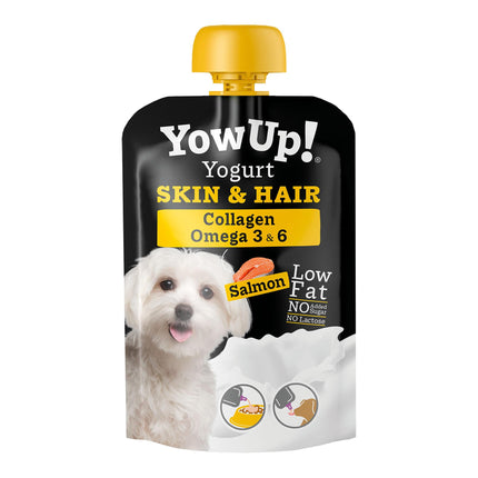 Yogurt SKIN&HAIR DOG Salmon, 115g