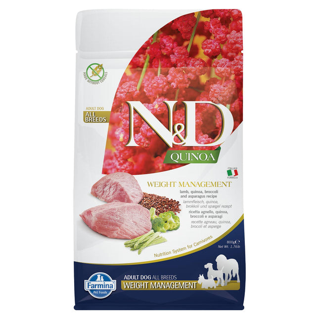 Poids pour chien adulte TOUTES RACES Agneau &amp; Brocoli, 800g