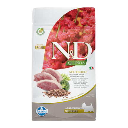 Dog Ster Adult Mini Quinoa Canard Neutré, Quinoa, Brocoli et Asperges, 800 g