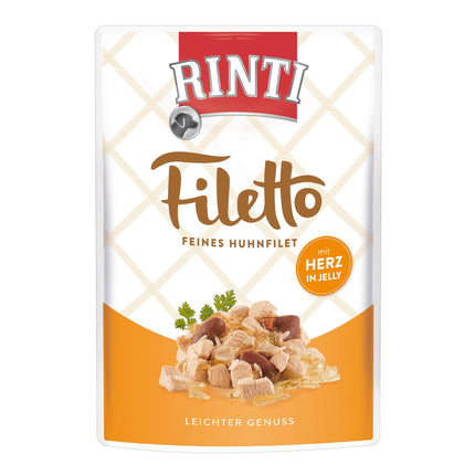 Filet en gelée, poulet et cœur de poulet, 100g