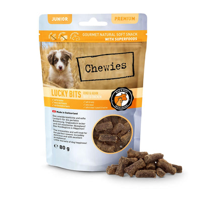 Lucky Bits Bœuf &amp; Poulet Junior 80g