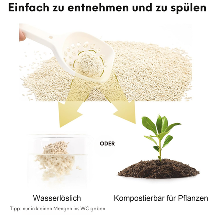Tofu Katzenstreu 10.8kg, Mais