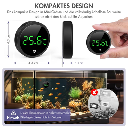 Digitales Aquarium Thermometer