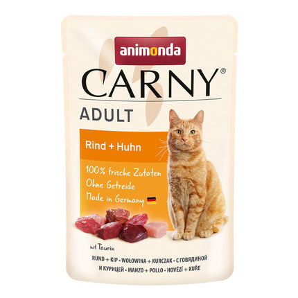Carny Adulte Bœuf + Poulet 85g