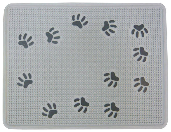 Tapis de toilette pour chat en caoutchouc, 33x43cm