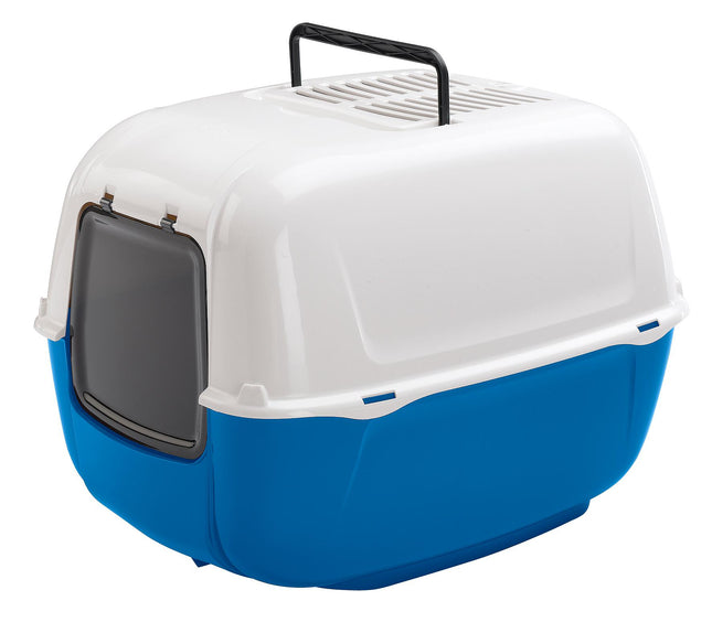 Toilettes pour chat Prima, bleues