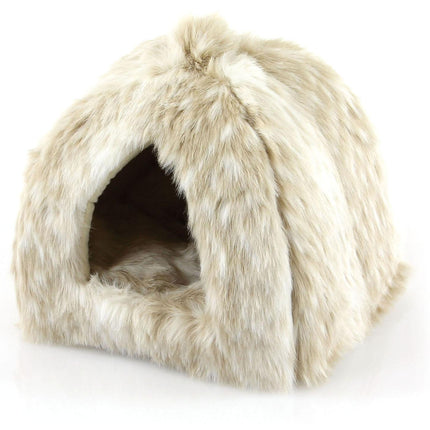 Grotte pour chat polaire, blanc