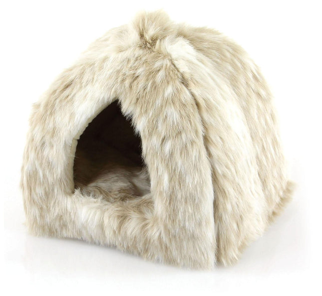 Grotte pour chat polaire, blanc