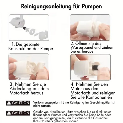 Ersatzpumpe für Katzenbrunnen