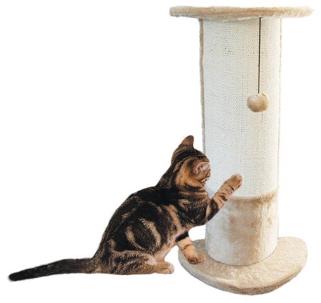 Arbre à chat d'angle Santo, beige