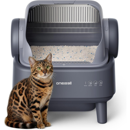 Katzenklo selbstreinigend automatisch offen