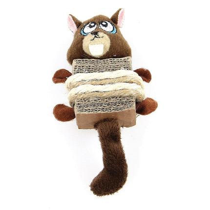 Raton laveur, marron, 8cm