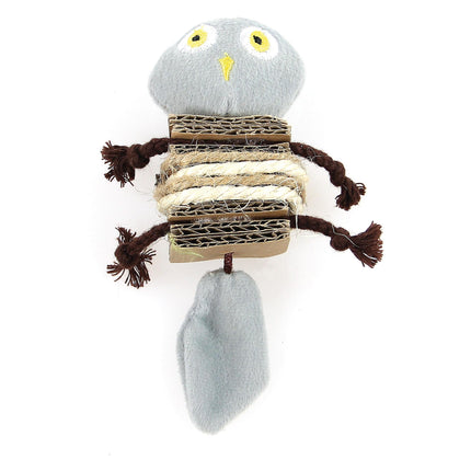 Chouette gris, 8,5cm