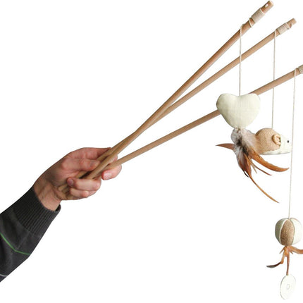 Katzenspielangeln “Natural Toy”