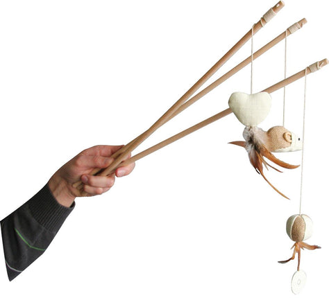 Katzenspielangeln “Natural Toy”
