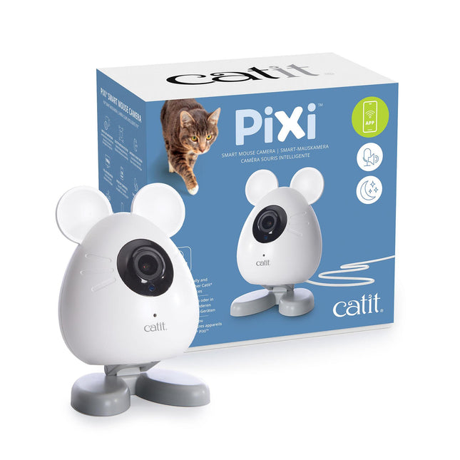 Souris intelligente avec caméra Pixi, 7 x 7 x 9,7 cm