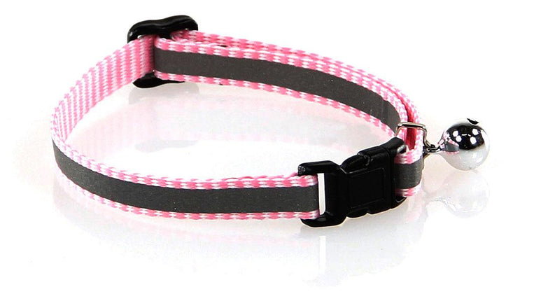 ReflectLine Katzenhalsband pink 10mm/20-30cm