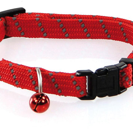ReflectLine Katzenhalsband rot 10mm/20-30cm