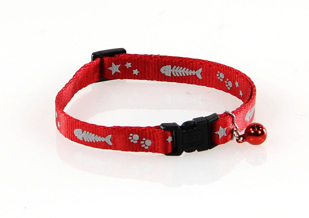 Katzenhalsband ReflectLine, rot