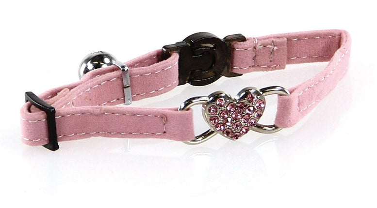 DeluxeLine avec diamants coeur rose, 10mm/22-28cm