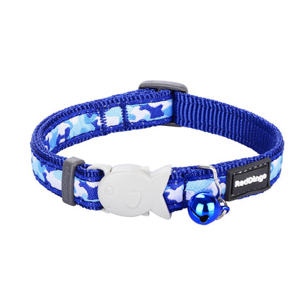 RedDingo Katzenhalsband Camouflage Navy - XS