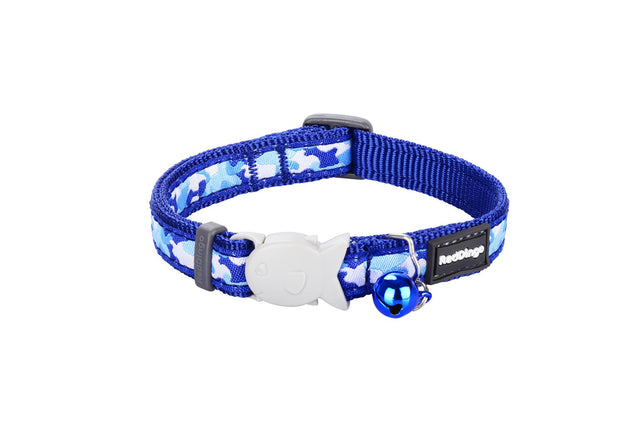 RedDingo Katzenhalsband Camouflage Navy - XS