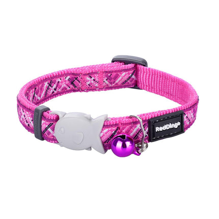 RedDingo Katzenhalsband Flanno Hot Pink - XS