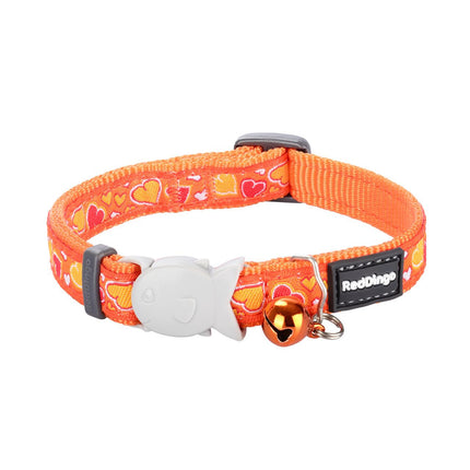 RedDingo Collier pour Chat Breezy Love Orange - XS