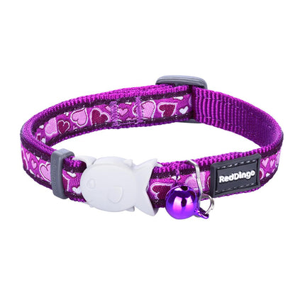 RedDingo Katzenhalsband Breezy Love Violett - XS