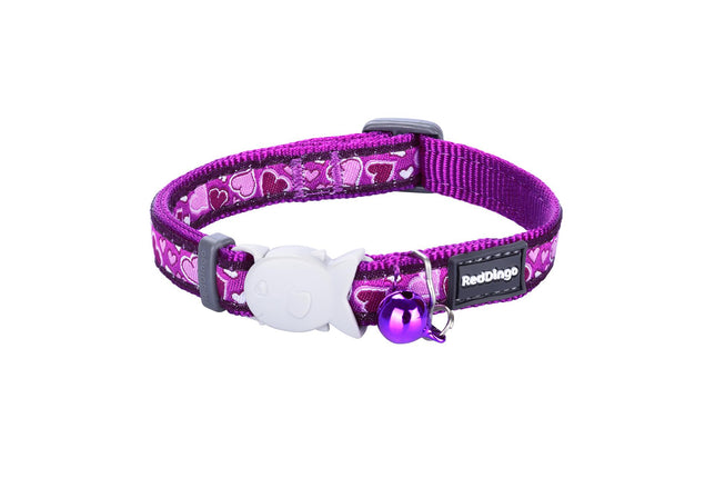 RedDingo Katzenhalsband Breezy Love Violett - XS