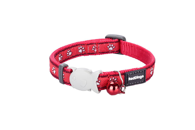 RedDingo Katzenhalsband Desert Paws Rot - XS