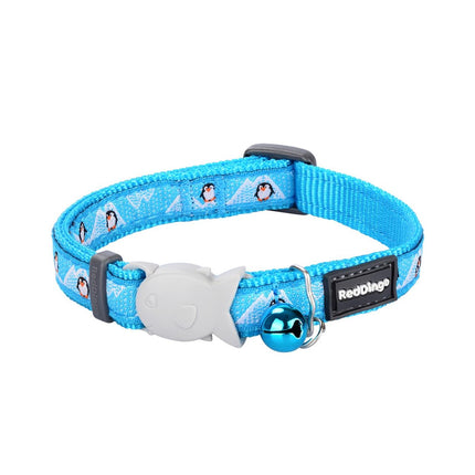 RedDingo Collier pour Chat Pingouin Turquoise - XS