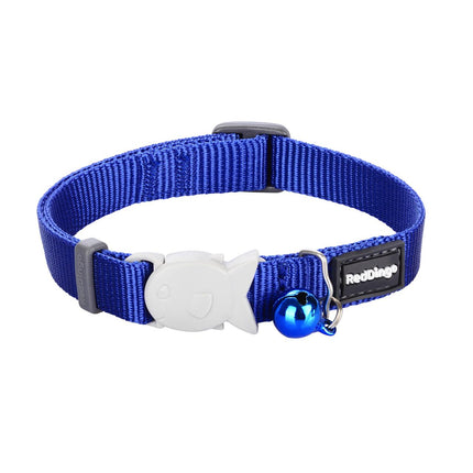 RedDingo Katzenhalsband Plain Dunkelblau - XS