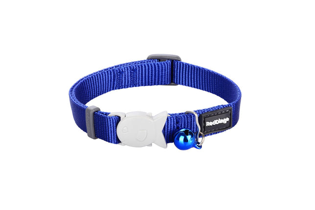 RedDingo Katzenhalsband Plain Dunkelblau - XS