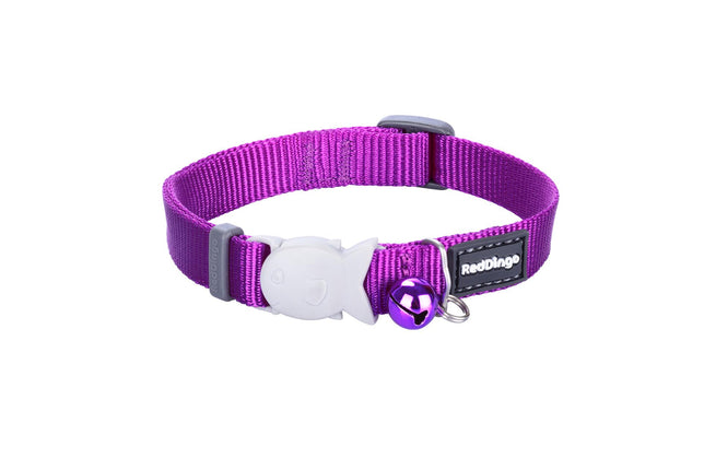 RedDingo Katzenhalsband Plain Violett - XS