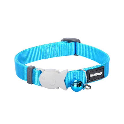 RedDingo Katzenhalsband Plain Türkis - XS