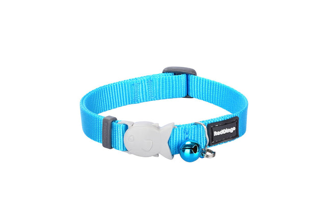 RedDingo Katzenhalsband Plain Türkis - XS