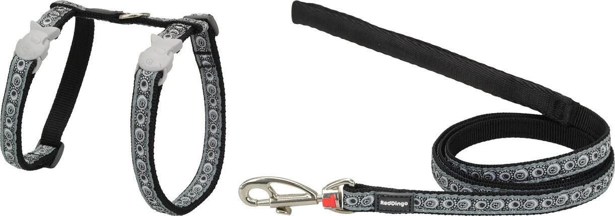 RedDingo Geschirr und Leine Cosmos Schwarz, XS
