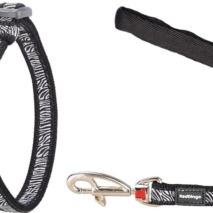 RedDingo Geschirr und Leine Safari Schwarz, XS