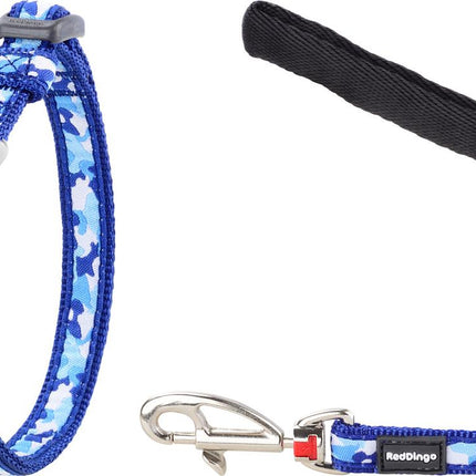 RedDingo Geschirr und Leine Camouflage Marineblau , XS