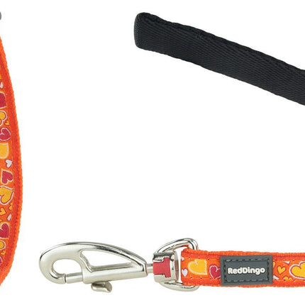 RedDingo Geschirr und Leine Breezy Love Orange - XS
